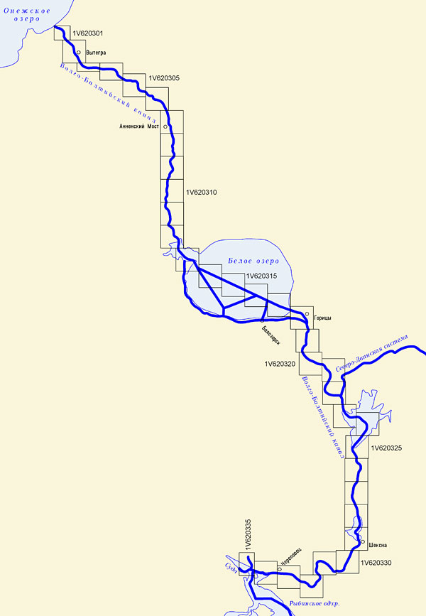 Волго балтийский канал карта
