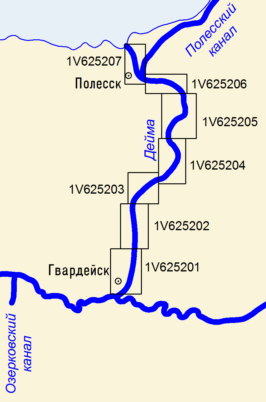 Карта реки миасс