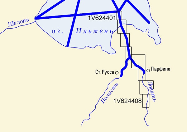 Река мста карта