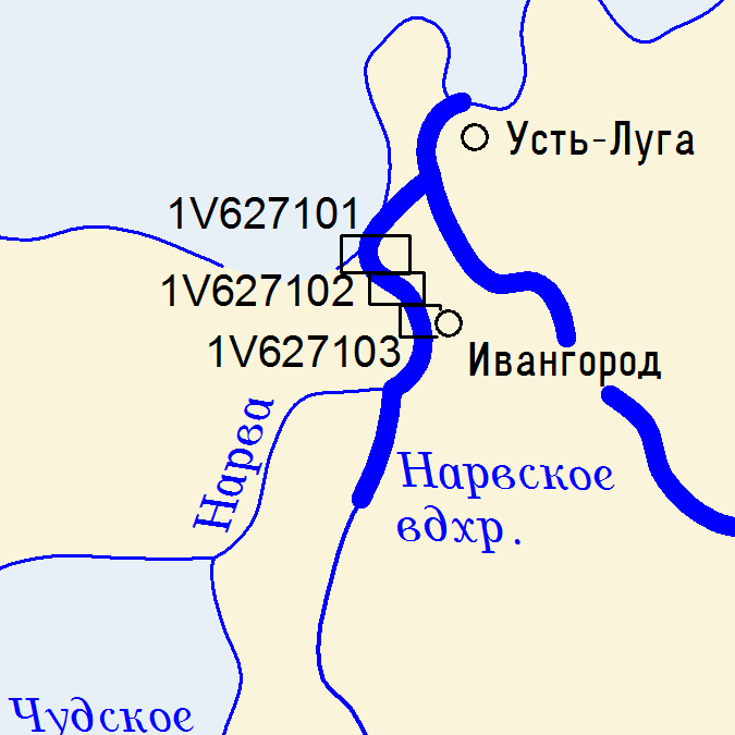 Карта россии ивангород